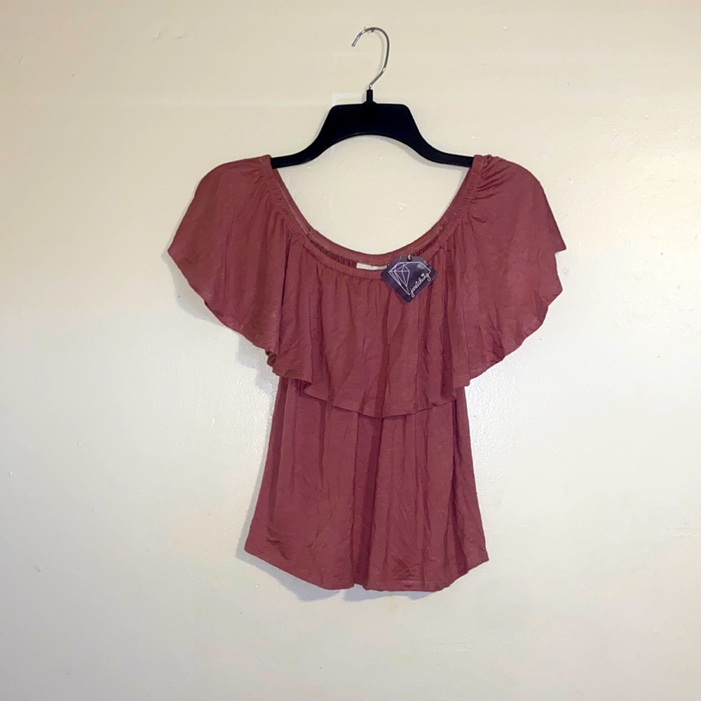 Janet Chung Tempted off shoulder top size M NWT